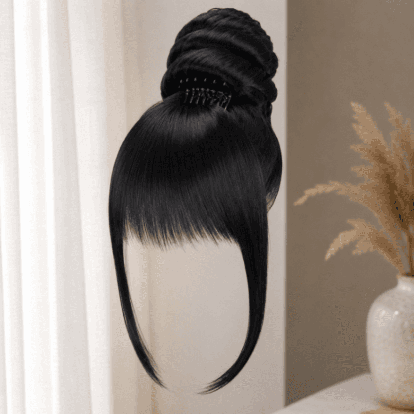 Fringe clip& ponytail